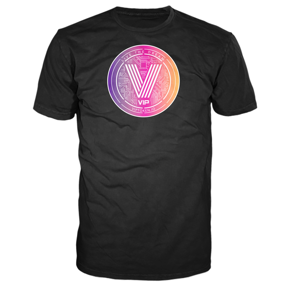 Rainbow Logo T-Shirt -  Black